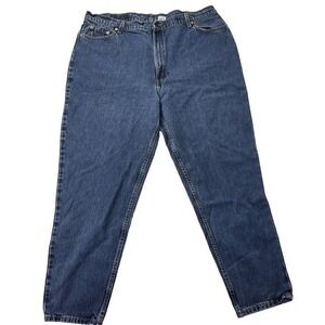 Levi's 522 Tapered Fit Jeans‎ Women 24 MED Blue Vintage 100% Cotton Made in USA